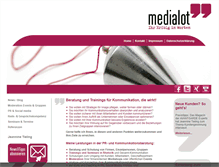 Tablet Screenshot of medialot.de